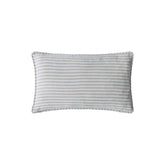 Laura Ashley Cornish Chenille Stripe Natural 30x50cm Microfibre Cushion